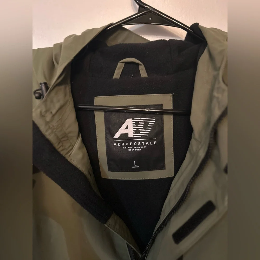 Aeropostale Army Green Jacket size L - Picture 4 of 8